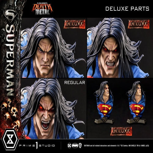 Dark Nights: Death Metal statuette 1/3 Death Metal Superman Deluxe Ver. 94 cm