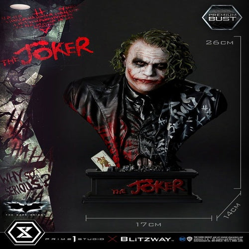 The Dark Knight Premium Büste The Joker 26 cm