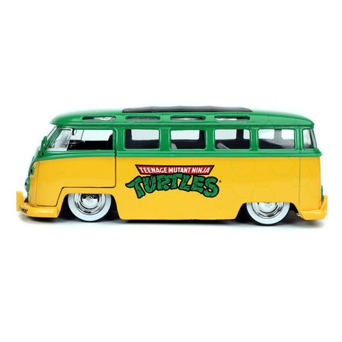 Tortues Ninja Véhicule 1/24 1962 VW Bus Leonardo