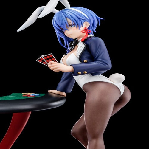 The Demon Sword Master of Excalibur Academy statuette 1/6 Sakuya Sieglinde wearing lapis lazuli blue bunny costume with Nip Slip Gimmick System 25 cm