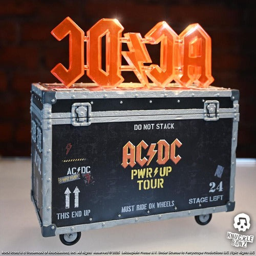 AC/DC statuette Rock Ikonz On Tour PWR UP Tour Road Case