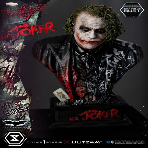 The Dark Knight Premium Büste The Joker 26 cm