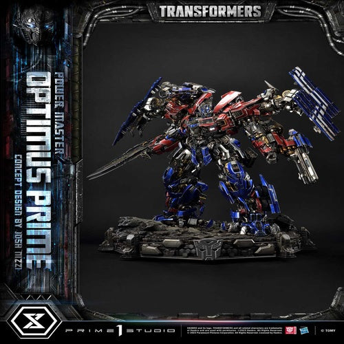 Transformers Museum Masterline Statue Powermaster Optimus Prime Concept by Josh Nizzi Ultimate Bonus Version 99 cm