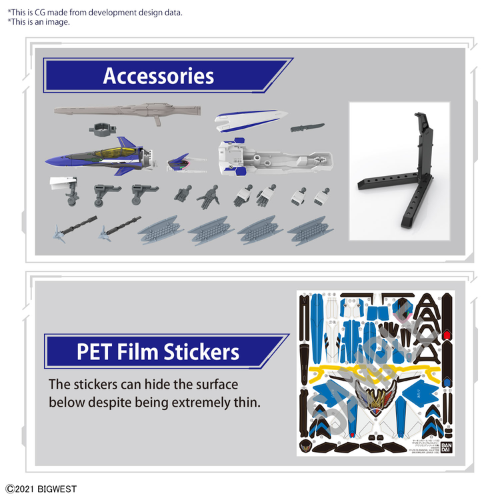 MACROSS - HG 1/100 YF-29 Durandal Valkyrie Full Set - Model Kit