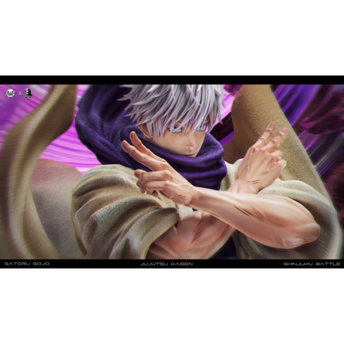 JUJUTSU KAISEN - Satoru Gojo - Statuette Shijuku (Résine) - 65cm