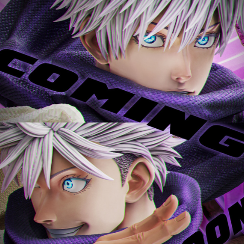 JUJUTSU KAISEN - Satoru Gojo - Statuette Shijuku (Résine) - 65cm