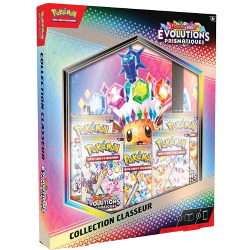 POKÉMON - EV 8.5 - Evolutions Prismatiques - Portfolio + 5 Boosters | FR