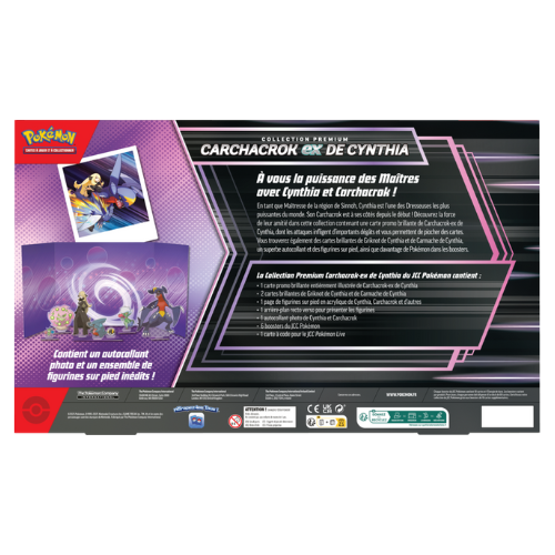 POKÉMON – Collection Premium Carchacrok-ex de Cynthia – FR