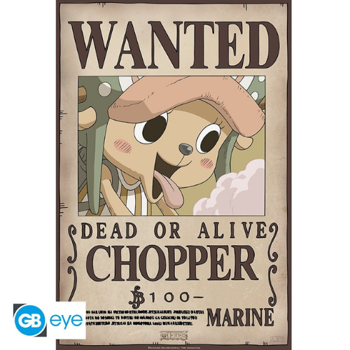 ONE PIECE Set 2 Chibi Posters Wanted Brook & Chopper
