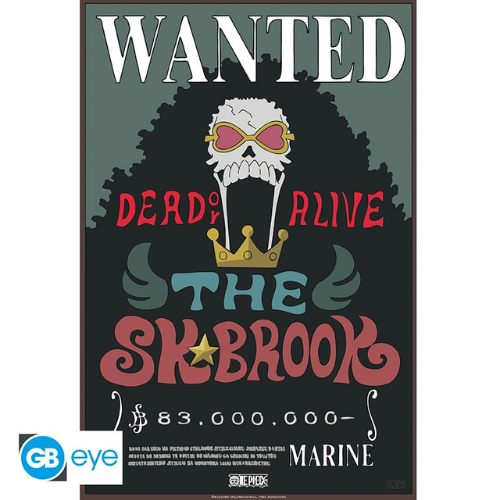 ONE PIECE Set 2 Chibi Posters Wanted Brook & Chopper