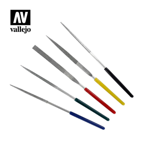 GUNDAM ACC - Jeu de 5 Mini Limes en Diamant - 100mm