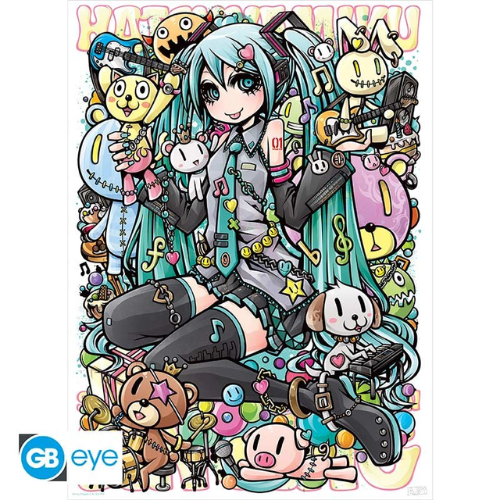HATSUNE MIKU - Set 2 Posters Chibi 52x38