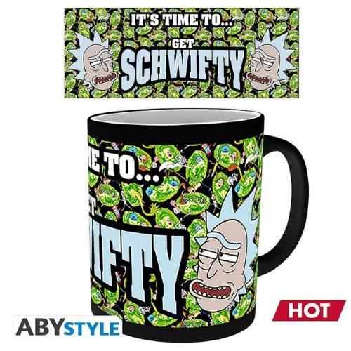 RICK AND MORTY - Mug heatchange - 320 ml - Get Schwifty