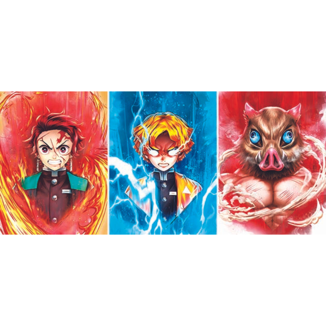 DEMON SLAYER - Poster 3D - Tanjiro/Zenitsu/Inosuke