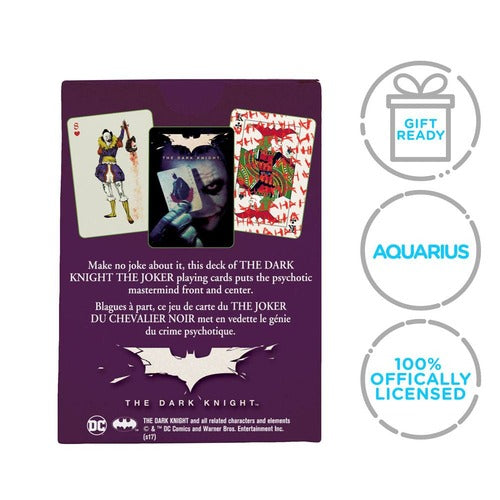 The Dark Knight jeu de cartes à jouer Joker