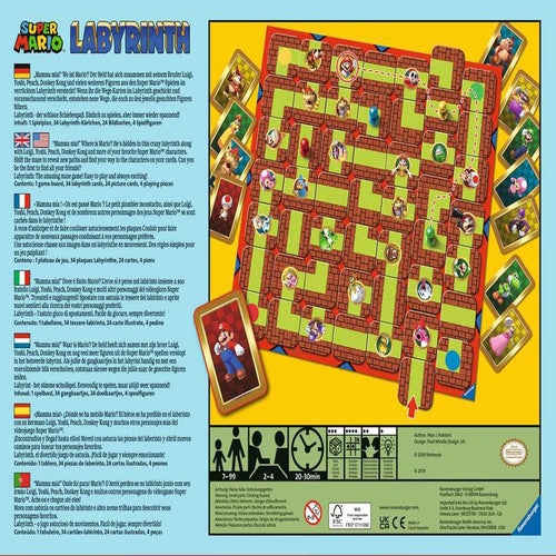Super Mario jeu de plateau Labyrinth