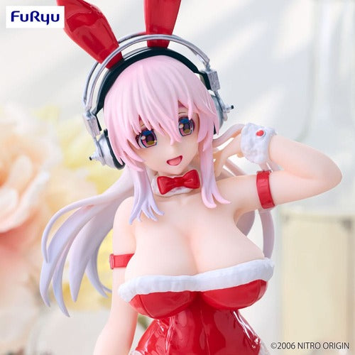 Super Sonico statuette PVC BiCute Bunnies Red Color Ver. 30 cm