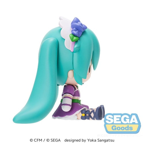 Character Vocal Series 01: Hatsune Miku figurine Fuwa Petit Chibi Hatsune Miku x Love and Berry Dress Up and Dance! Sparkly Purple 8 cm