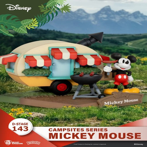 Disney diorama PVC D-Stage Campsite Series Mickey Mouse 10 cm