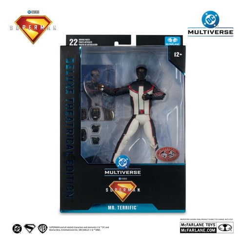 Superman (2025) DC Multiverse figurine Deluxe Theatrical Edition Mr. Terrific (Red Platinum Edition) 18 cm
