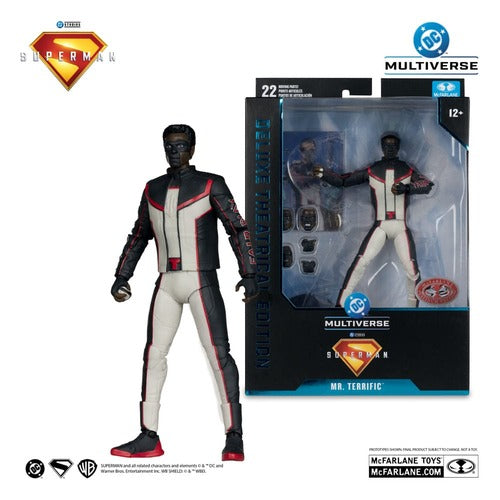 Superman (2025) DC Multiverse figurine Deluxe Theatrical Edition Mr. Terrific (Red Platinum Edition) 18 cm