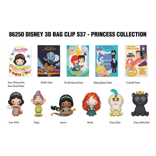 Disney présentoir porte-clés sac à dos 3D Ultimate Princess Series 37 (24)