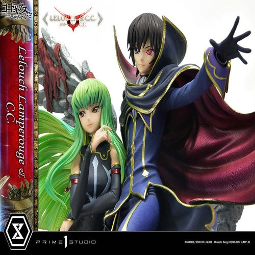 Code Geass: Lelouch of the Rebellion Concept Masterline Series Statue 1/6 Lelouch Lamperouge & C.C. 44 cm