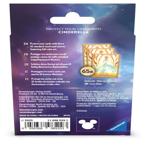 Disney Lorcana TCG 65 pochettes Cinderella