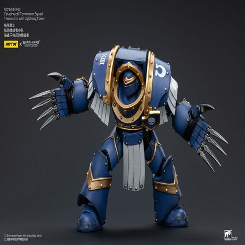 Warhammer The Horus Heresy figurine 1/18 Ultramarines Cataphractii Terminator Squad Terminator with Lightning Claws 14 cm