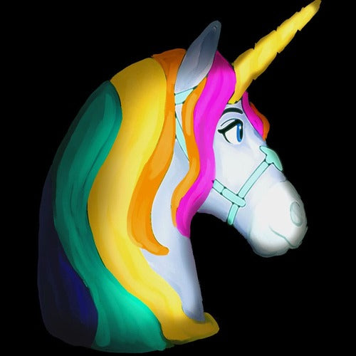 Unicorn Academy Lampe 3D LED Wildstar 18 cm