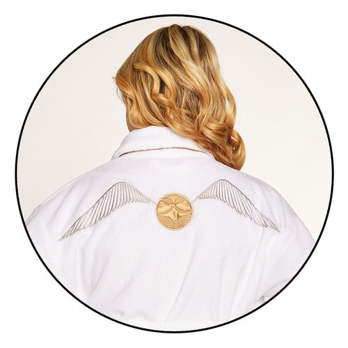 Harry Potter Girlie Fleece-Bademantel Goldener Schnatz