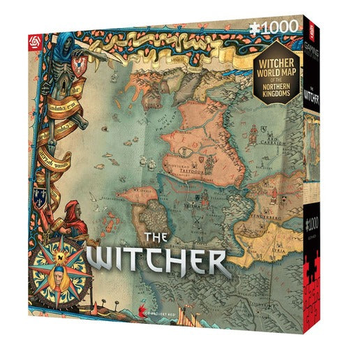 The Witcher 3 puzzle Gaming The Northern Kingdoms (1000 pièces)