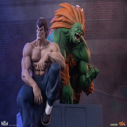 Street Fighter PVC Statuen 1/10 Blanka & Fei Long 21 cm