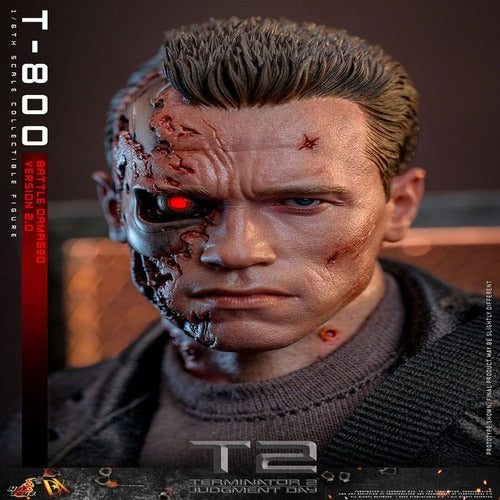 Terminator 2 figurine 1/6 Movie Masterpiece T-800 Battle Damaged Version 2.0 32 cm