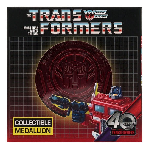 Transformers médaillon 40th Anniversary Autobot Edition