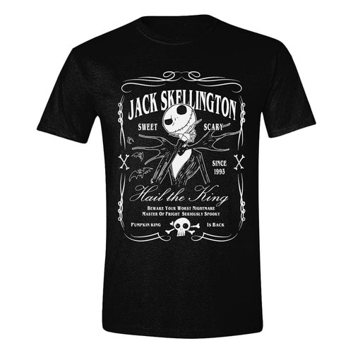 Disney The Nightmare Before Christmas T-Shirt Jack Skellington Label Größe S
