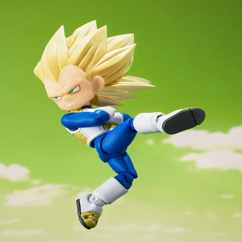 Dragon Ball figurine S.H.Figuarts Super Saiyan Level 3 Vegeta (mini) Daima 8 cm