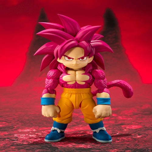 Dragon Ball Daima figurine S.H.Figuarts Super Saiyan Level 4 Son Goku (mini) 8 cm