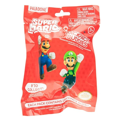 Super Mario présentoir porte-clés sac à dos Mystery Bags (24)
