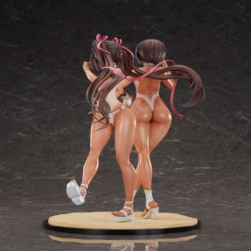 Taimanin RPG 2-Set PVC Statue 1/6 Adult Yukikaze and Young Yukikaze Swimsuits Ver. 28 cm