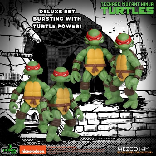 Teenage Mutant Ninja Turtles figurines Teenage Mutant Ninja Turtles Deluxe Set 8 cm