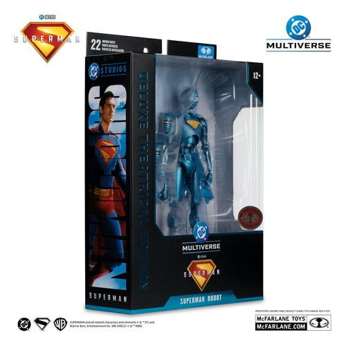 Superman (2025) DC Multiverse figurine Deluxe Superman Robot (Red Platinum Edition) 18 cm