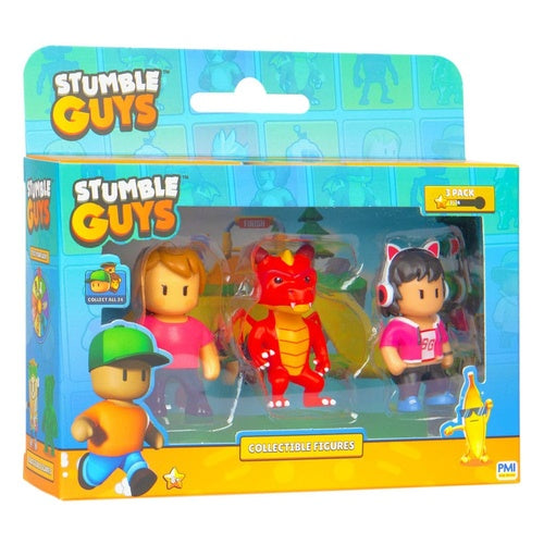Stumble Guys Figuren 3 er Pack Display (24)