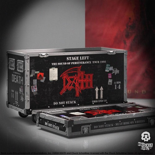 Death Rock Ikonz On Tour Road Case Statue & Bühnenhintergrund Set The Sound of Perseverance Tour 1998