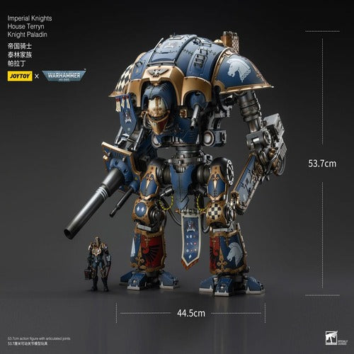 Warhammer 40k figurine 1/18 Imperial Knights House Terryn Knight Paladin 54 cm