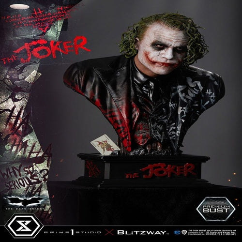 The Dark Knight Premium Büste The Joker 26 cm