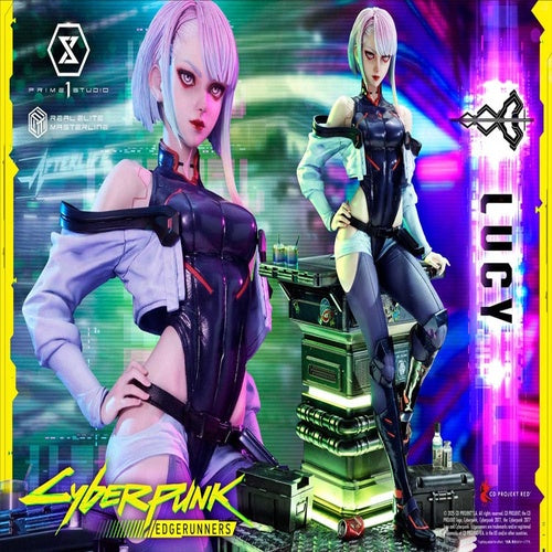 Cyberpunk: Edgerunners Real Elite Masterline Series Statue 1/4 Lucy Deluxe Bonus Version 50 cm