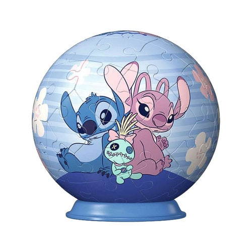 Disney Stitch puzzle 3D Puzzle-Ball Stitch & Angel (55 pièces)