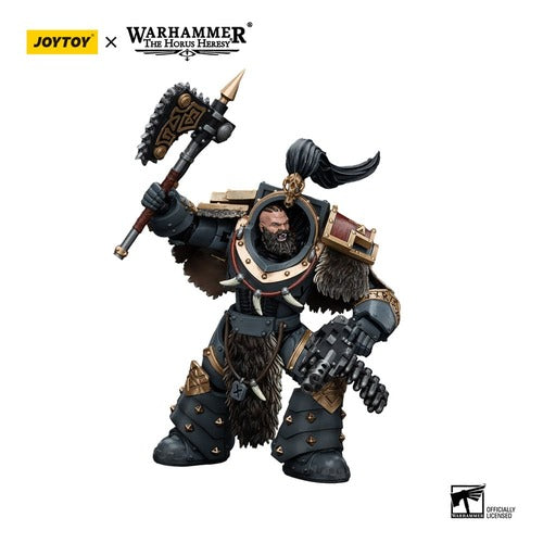 Warhammer The Horus Heresy figurine 1/18 Space Wolves Varagyr Wolf Guard Squad Varagyr Thegn 12 cm