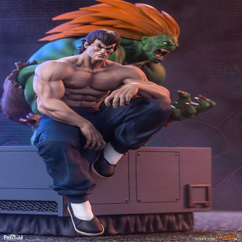 Street Fighter PVC Statuen 1/10 Blanka & Fei Long 21 cm